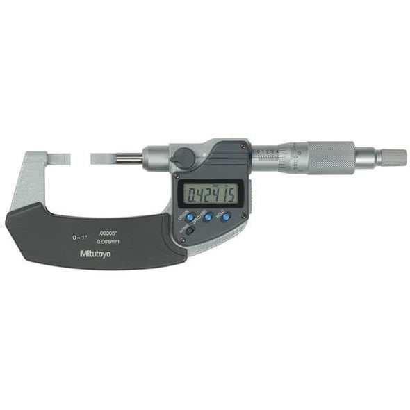 Mitutoyo Digital Micrometer,Blade,0 to 1",SPC 422-360-30