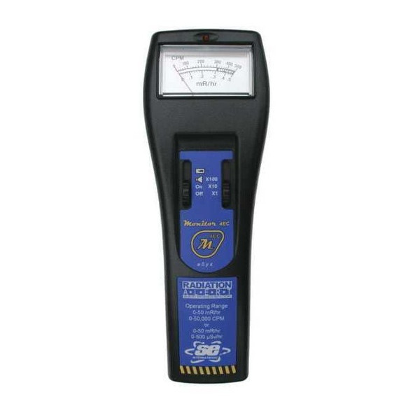Radiation Alert Radiation Detector,0to500uSv/hr,Analog 4EC