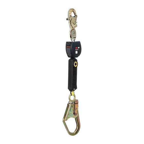 DBI SALA Self Retracting Lifeline, 6 3/4 ft Length, Snap Hook, Steel, 1 Leg(s)