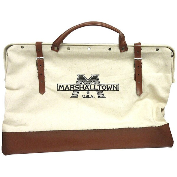 Marshalltown Tool Bag, Brown, White, Canvas, 1 Pockets 831L