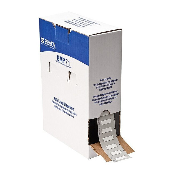 Brady Sleeve Label, White, Polyolefin, 1 in W BM-187-1-342
