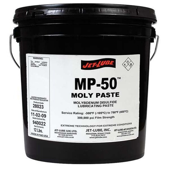 Jet-Lube Moly Paste, 1 gal, Pail, Black 28023