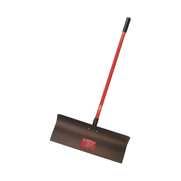 Bully Tools Snow Pusher, Steel, 30", Fiberglass 92818