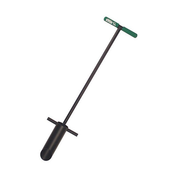 Bully Tools Bulb Planter,3" dia.,Steel T-Style 92302