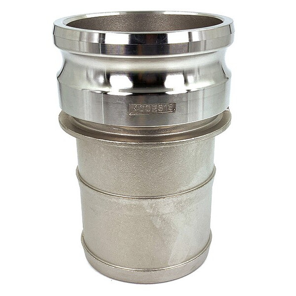 Manufacturer Varies Cam and Groove Adapter,4",316 SS PLE112