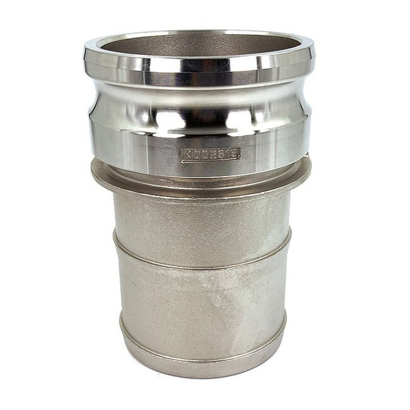 Manufacturer Varies Cam and Groove Adapter,4",316 SS PLE112