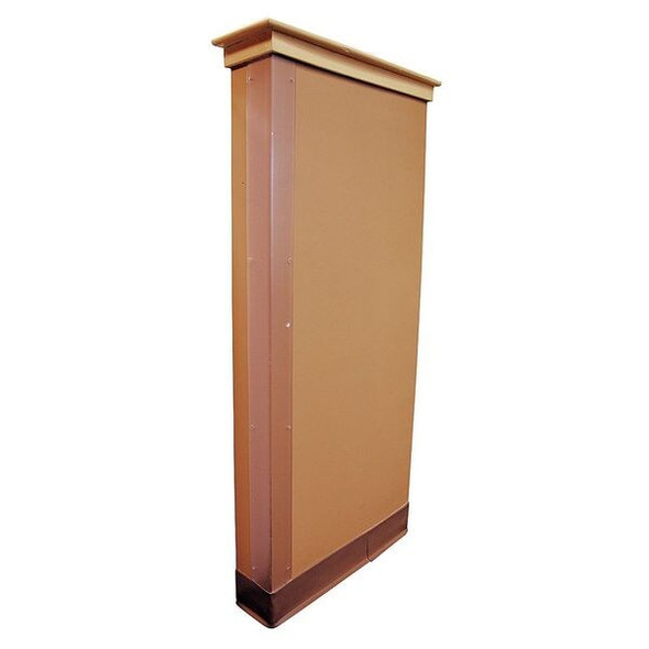 Manufacturer Varies Corner Guard, Flame Retardant, Clear, 2"W X 96"H 19F845