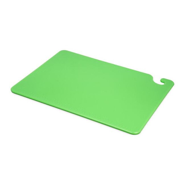 San Jamar Cutting Board,20 x 15 x 1/2 In,Green CB152012GN