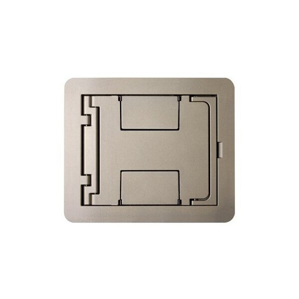 Wiremold Blank Cover Assembly,Gray,Nickel FPBTCNK