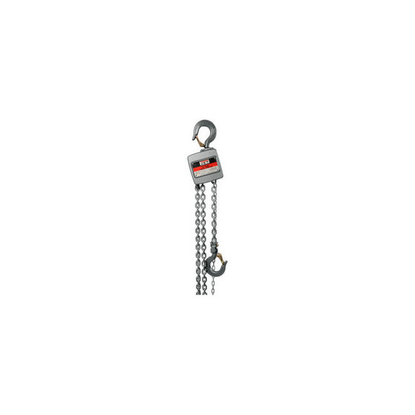 JET AL100 Hand Chain Hoist Aluminum 1/2 Ton Capacity 10 Ft. Lift