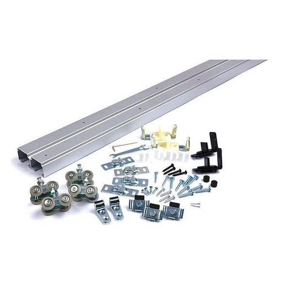 National Guard Track Kit, Top, 6 ft L, 250 lb Limit SLAL-250-BP-72