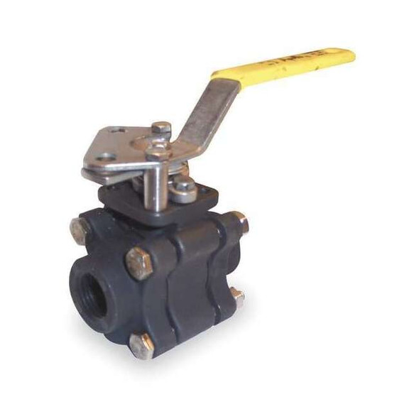 Jomar Valve Manual 2-Way Ball Valve,NPT,Carbon Steel T-CS-2001N-SS-4B