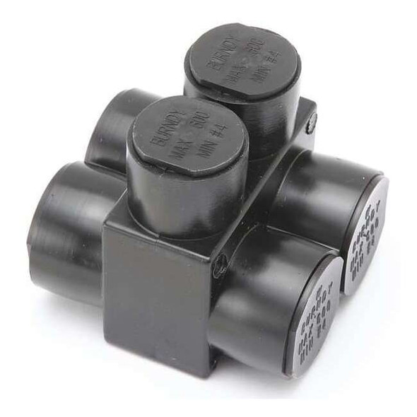 Burndy Insulated Multitap Connector,2.75 In. W 1PLD6002