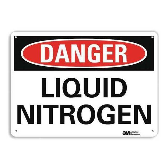 Lyle Danger Sign,4 Hole Mount,10in W x 7in H, U3-1754-RA_10X7 U3-1754-RA_10X7