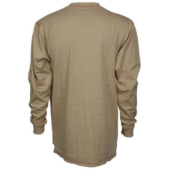 Mcr Safety Men's FR Long Sleeve Shirt, 10.6 cal/sq cm, XL LST1TXL