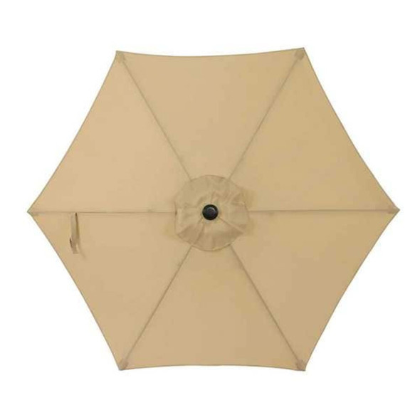 Island Umbrella Hexagon Umbrella Champagne NU6830