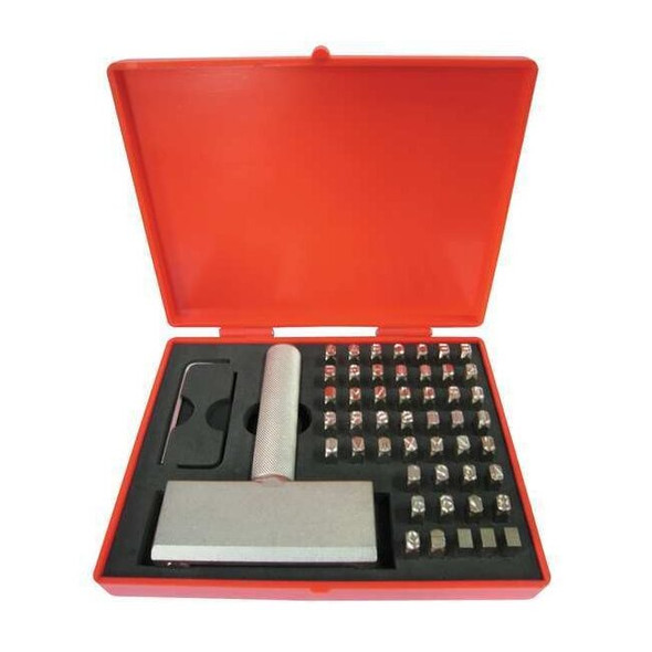 Manufacturer Varies Stamp Holder,1/4 In. H,Steel 1F120