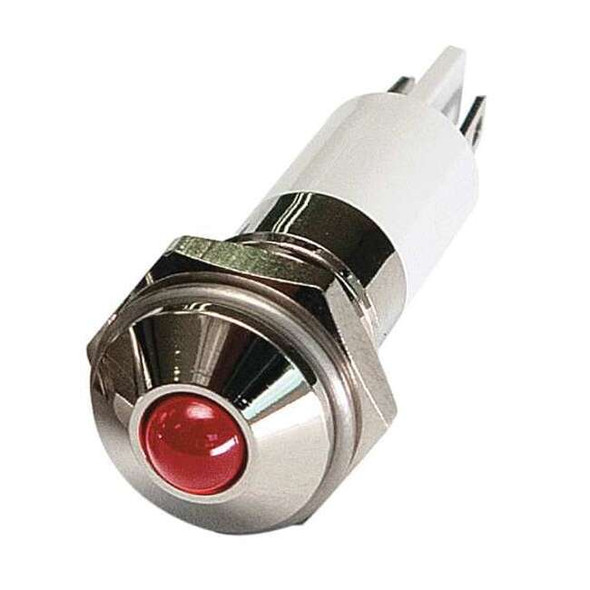 Manufacturer Varies Raised Panel Light, Red, 110 V AC 24M081