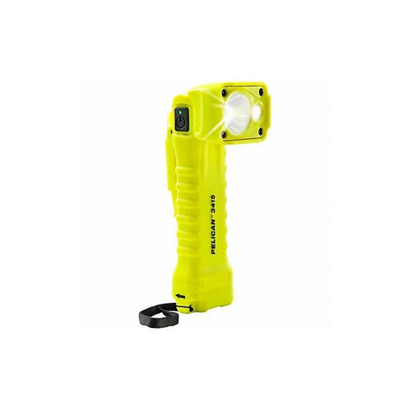 Pelican Right-Angle Safety-Rated Flashlight, Led Yellow 256 lm 3415MCC