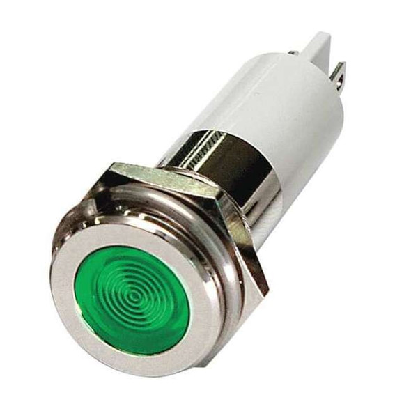 Manufacturer Varies Flush Panel Light, Green, 12 V DC 24M129