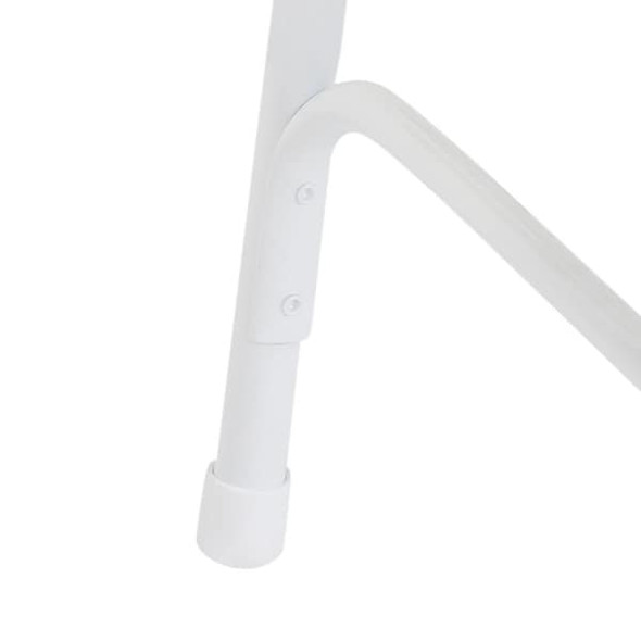 National Public Seating Folding Chair, Plastic, White,PK4 821