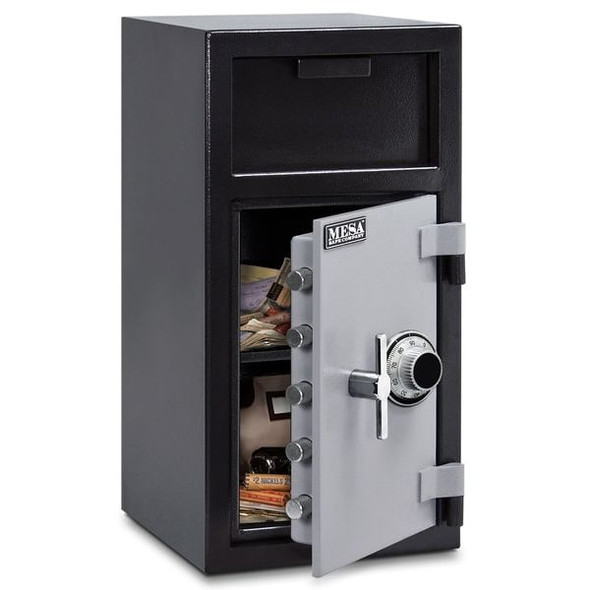 Mesa Safe Co Depository Safe with Combination Dial 110 lb, 1.4 cu ft, Steel MFL2714C