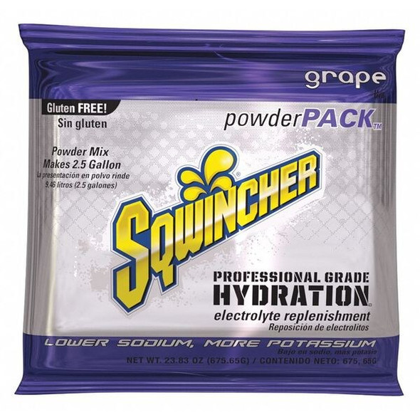 Sqwincher Sports Drink Mix Powder 23.83 oz., Grape 159016046