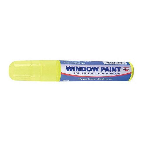 Cosco Paint Marker, Extra Large Tip, Yellow Color Family, Paint 038871
