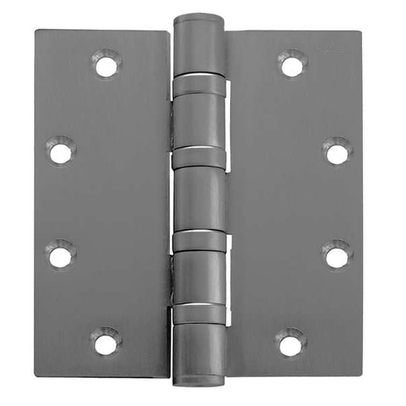 Door and Butt Hinge, Steel, Full Mortise Mounting, 2 1/4 in Leaf W x 5 in Leaf H, Prime Coat