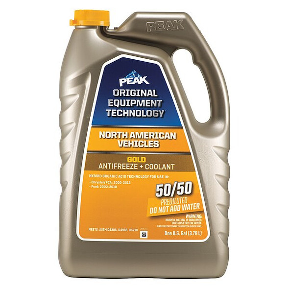 Peak Antifreeze Coolant,1 gal. Sz,8.4 pH NAGB53-01-GR