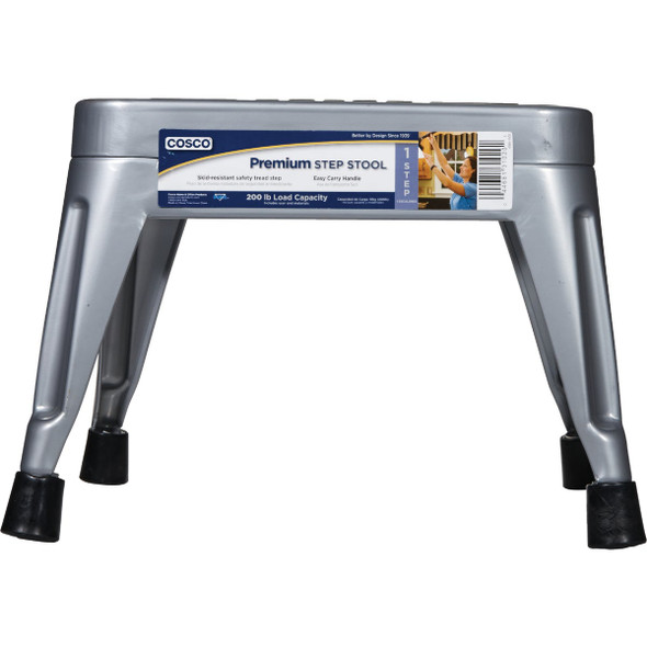 COSCO Metal 1-Step Stool 11-010-PBL4 601493