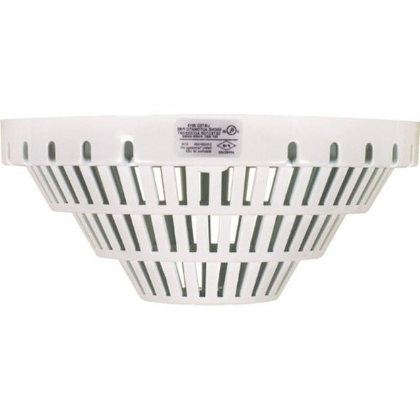 Smoke Detector Damage Stopper Cover, Polycarbonate, Surface Mount, 3 in D, White