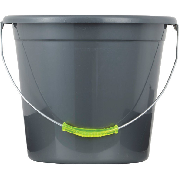 Smart Savers 10 Qt. Black Poly Bucket