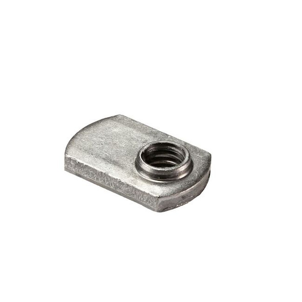 Tab Weld Nut, 5/16"-18, Steel, 0.655 in Wd, 0.999 in Lg, 0.145 in Ht, 1000 PK