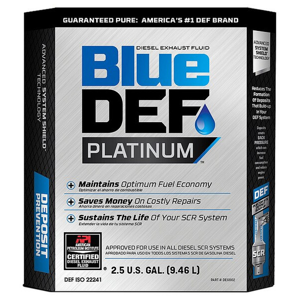 Peak Diesel Exhaust Fluid, Platinum, 2.5 gal, Box, API/ISO-22241-1 DEG002