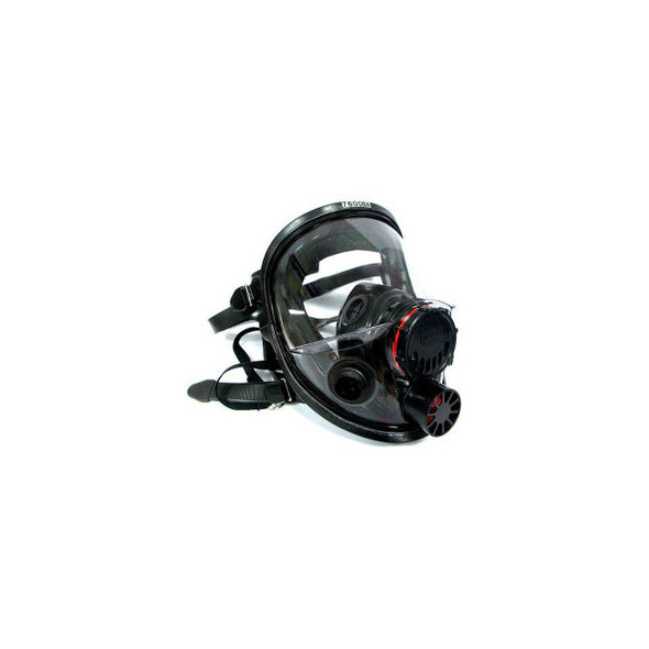 Honeywell North 7600 Full Facepiece Respirator w/ 5 Strap Headband & Dual Cartri