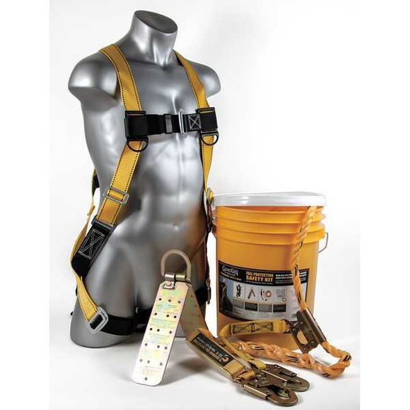 Guardian Roofer's Fall Protection Kit, Size: S-L 00805