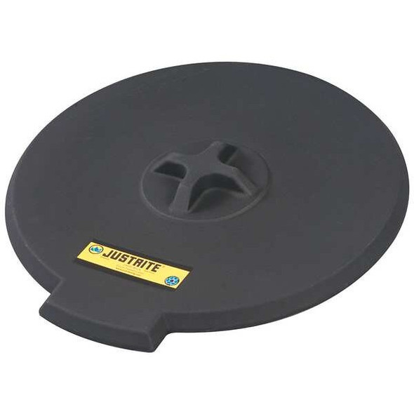 Justrite Drum Funnel Cover,Black 28682