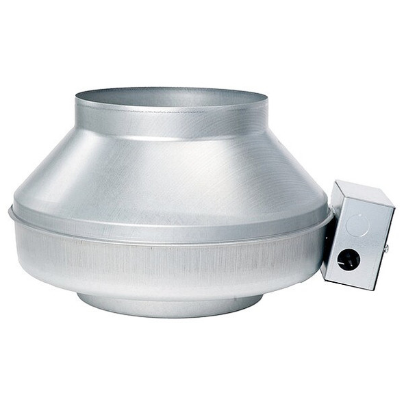 Fantech Steel 13"D,15.3"H,8"W Inline Duct Fan 56001 Fantech Steel 13"D,15.3"H,8"W Inline Duct Fan 56001