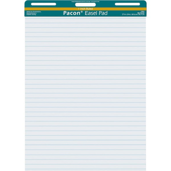 Pacon Pad,Easel,Ruled,27"x34" 3386