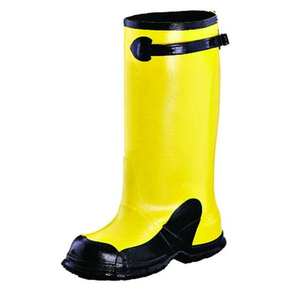 Overboot, Electrical, (1) Adjustable Side Strap, Rubber, 17" Height, Yellow, 8