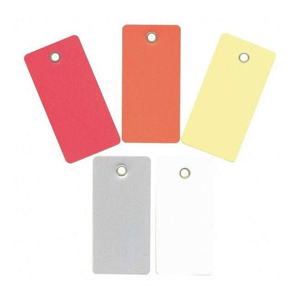 See All Industries Shipping Tag, Vinyl, 2-3/4" H x 1-3/8" W, Red TUF-G01R