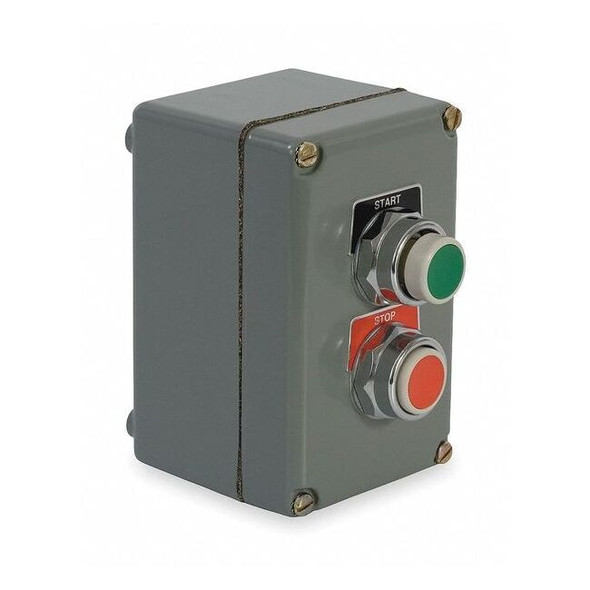 Schneider Electric ControlStation,Dead-End,2Buttons,Grn/Red 9001KYK27