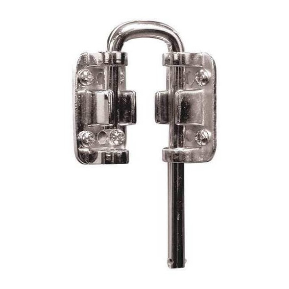 Primeline Tools Door Lock,Loop Lock,Nickel Plated U 9846