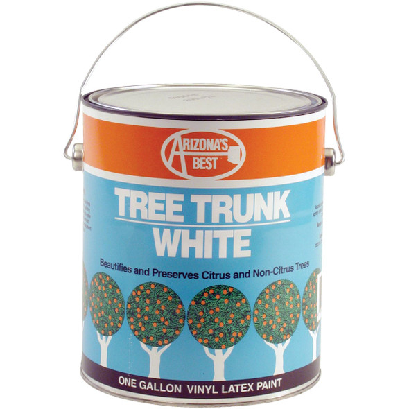 Arizona's Best White Vinyl Latex Paint 1 Gallon Tree Trunk Coating AZP30012