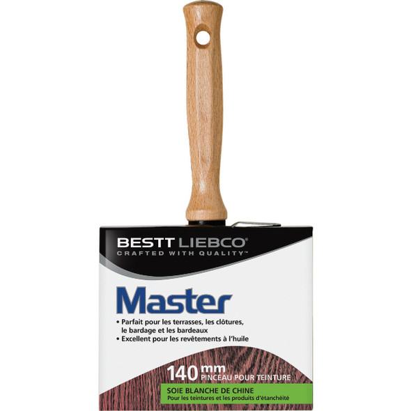 Bestt Liebco Master 5-1-2 In. Flat Stain Brush No. 144 551480900 791912
