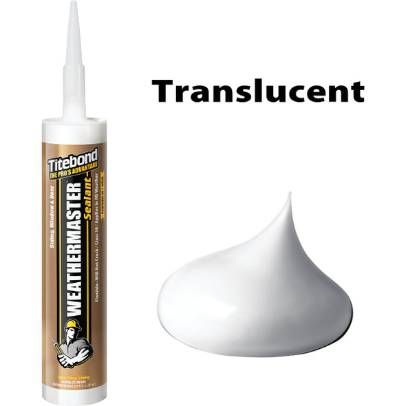 Titebond WeatherMaster 10 Oz. Polymer Sealant, 44011 Translucent 44011