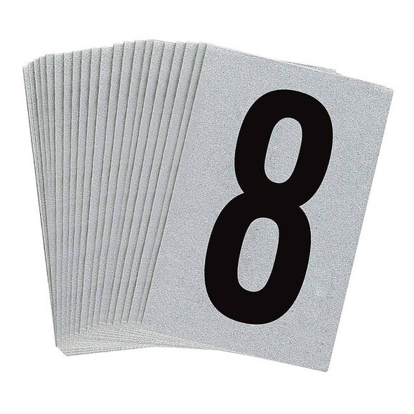 Brady NumberLabel,1-1/2inH,1inW,PK25 5900-8