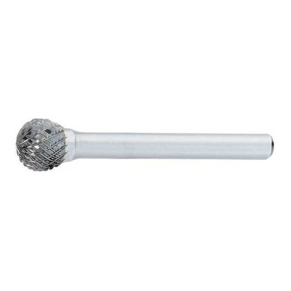 Osg Carbide Bur,Ball Shape,1/4 in. 808-2500