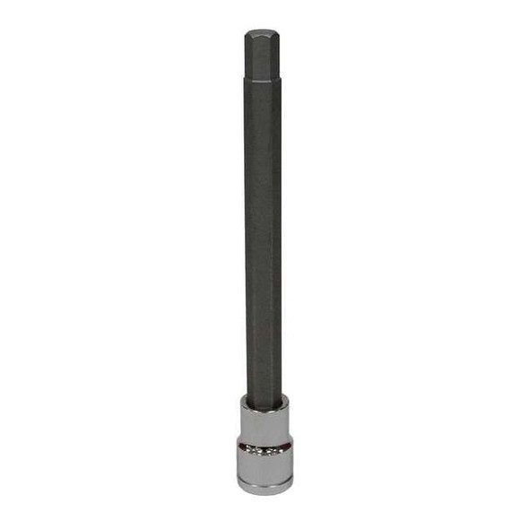 Westward 3/8 in Drive Hex Socket Bit Metric 9 mm Tip, 5 7/8 in L 20HX09